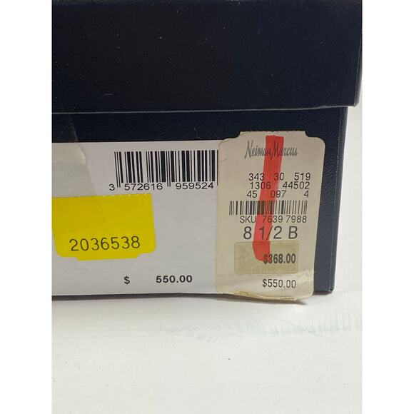 Chanel Flat Shoes Blue W8.5 - Picture 4 of 10